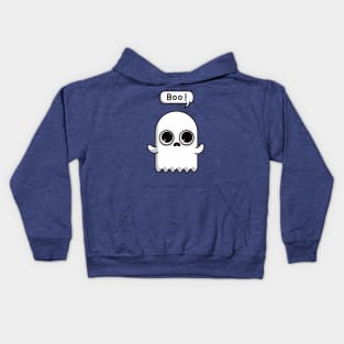 Cute Kawaii Ghost: Boo! Funny Halloween Kids Hoodie